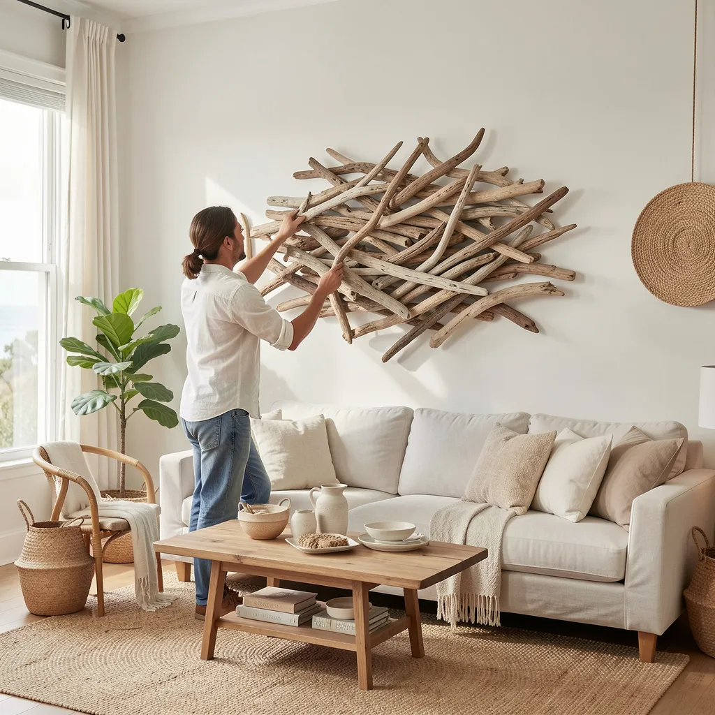 Coastal bedroom accent