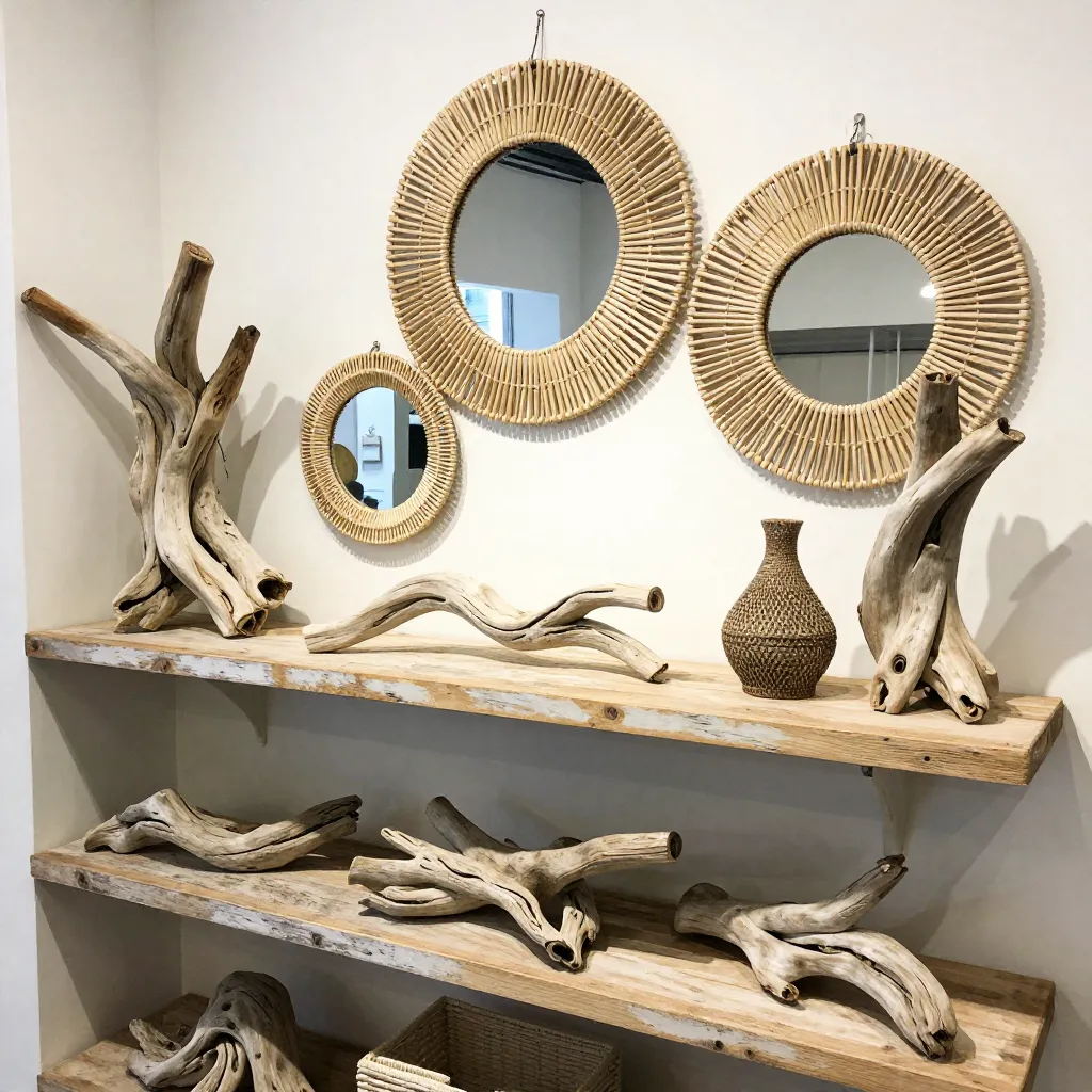 Hand finishing wood in workshop