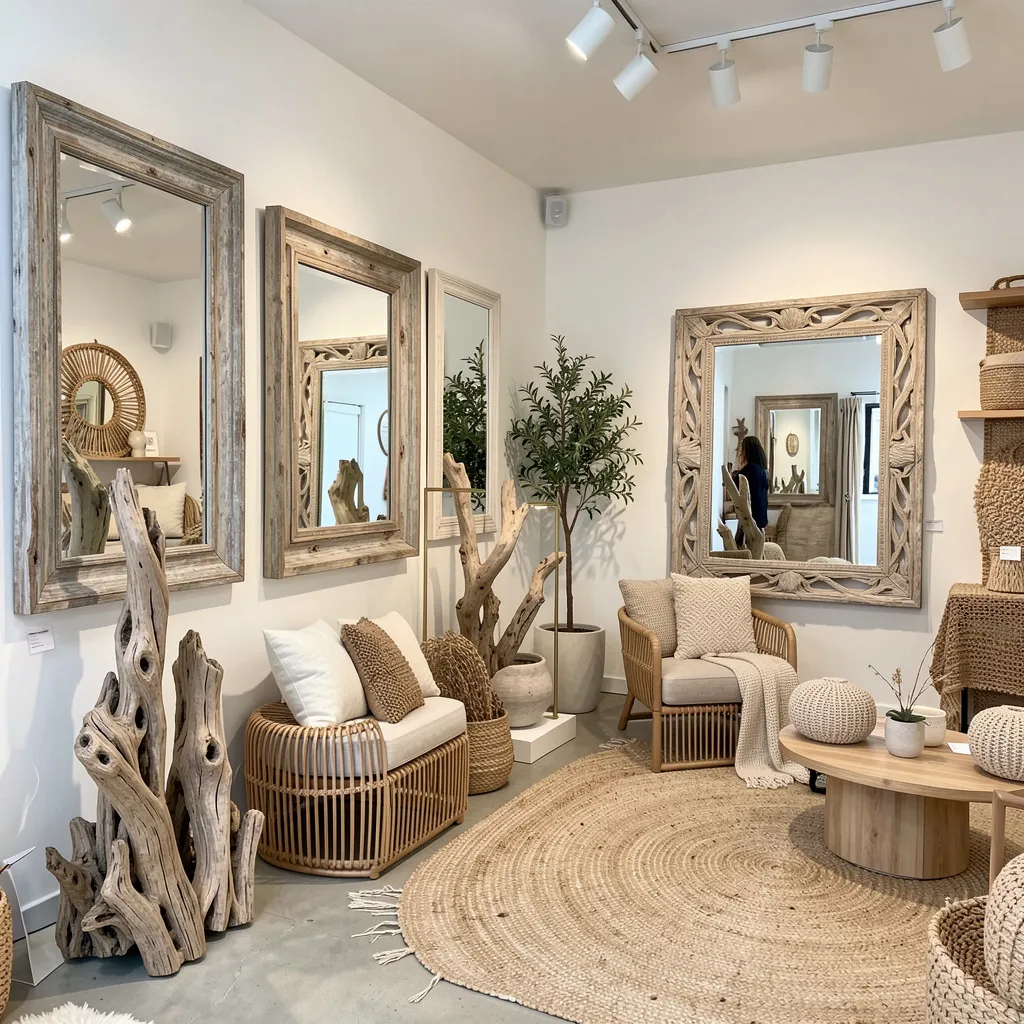 Kitchen with coastal styling